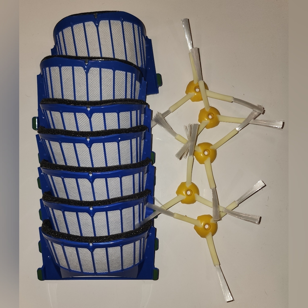 iRobot Roomba Replacement Parts: 7 Filters & 5 Side Brushes - 500 & 600 Series